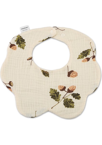 Petal Bib Drool Bib Drool Towela A Sınıfı Pamuk Altı Katlı Gazlı Bez Önlükler (Yurt Dışından)