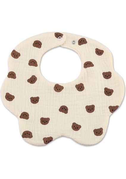 Petal Bib Drool Bib Drool Towela A Sınıfı Pamuk Altı Katlı Gazlı Bez Önlükler (Yurt Dışından)