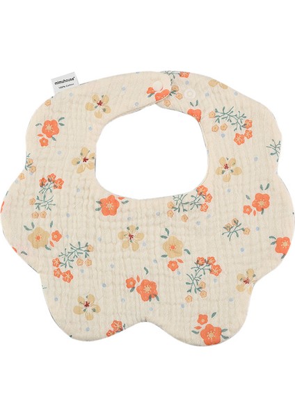 Petal Bib Drool Bib Drool Towela A Sınıfı Pamuk Altı Katlı Gazlı Bez Önlükler (Yurt Dışından)