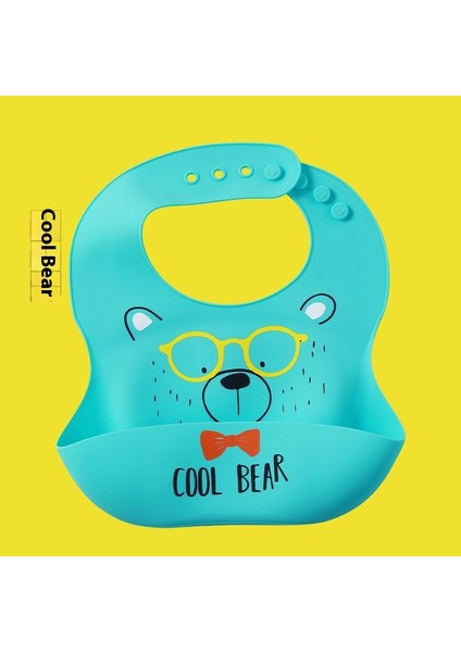 Silikon Yemek Önlükleri Üç Boyutlu Su Geçirmez Süper Yumuşak Yemek Önlükleri Büyük Önlükler (Yurt Dışından)