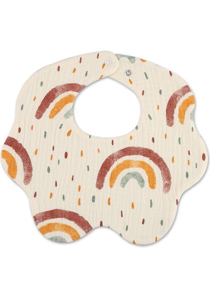 Petal Bib Drool Bib Drool Towela A Sınıfı Pamuk Altı Katlı Gazlı Bez Önlükler (Yurt Dışından)