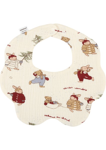 Petal Bib Drool Bib Drool Towela A Sınıfı Pamuk Altı Katlı Gazlı Bez Önlükler (Yurt Dışından)