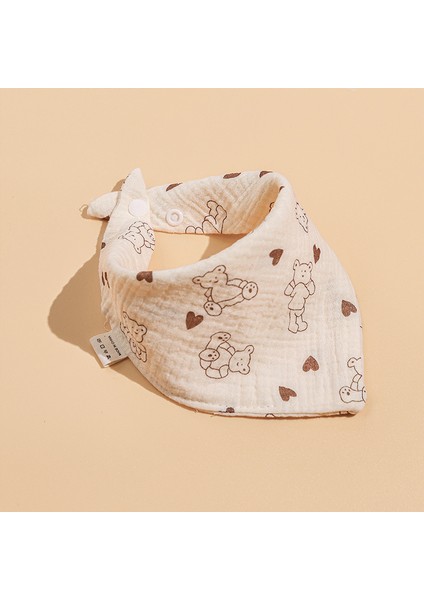 Pamuk Nefes Alabilen Önlük Üçgen Atkı Üçgen Salya Akıtma Havlusu Emzirme Havlusu Dört Mevsim Modelleri (Yurt Dışından)