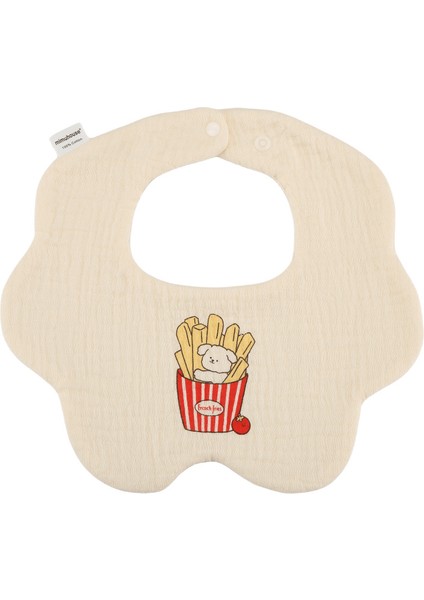 Petal Bib Drool Bib Drool Towela A Sınıfı Pamuk Altı Katlı Gazlı Bez Önlükler (Yurt Dışından)