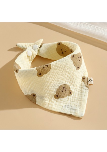 Pamuk Nefes Alabilen Önlük Üçgen Atkı Üçgen Salya Akıtma Havlusu Emzirme Havlusu Dört Mevsim Modelleri (Yurt Dışından)