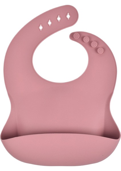 Bebek Pirinç Önlükleri Su Geçirmez 3D Salya Önlükleri Çocuk Yemek Yıkanabilir Silikon Önlükler (Yurt Dışından)