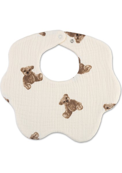 Petal Bib Drool Bib Drool Towela A Sınıfı Pamuk Altı Katlı Gazlı Bez Önlükler (Yurt Dışından)