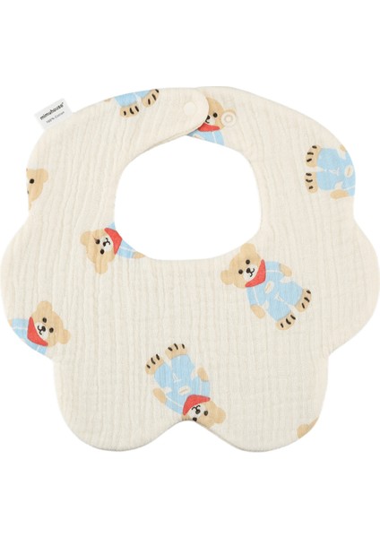 Petal Bib Drool Bib Drool Towela A Sınıfı Pamuk Altı Katlı Gazlı Bez Önlükler (Yurt Dışından)