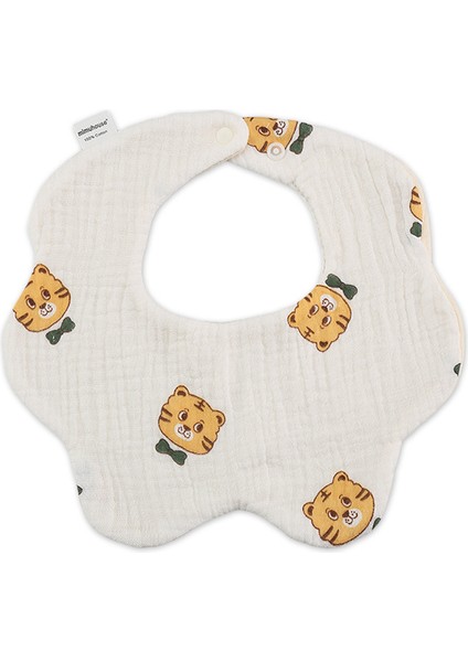Petal Bib Drool Bib Drool Towela A Sınıfı Pamuk Altı Katlı Gazlı Bez Önlükler (Yurt Dışından)