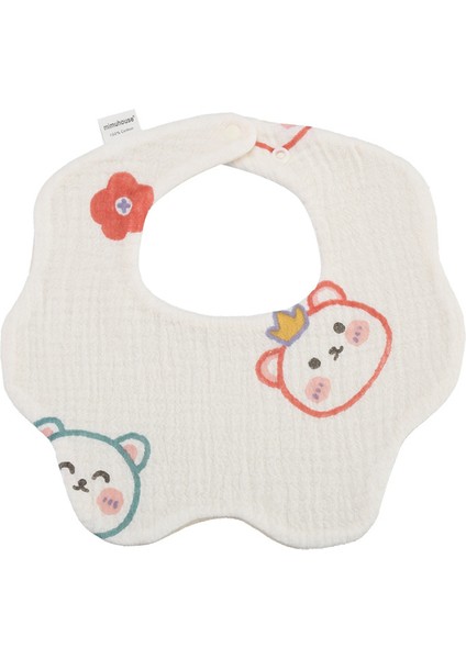 Petal Bib Drool Bib Drool Towela A Sınıfı Pamuk Altı Katlı Gazlı Bez Önlükler (Yurt Dışından)