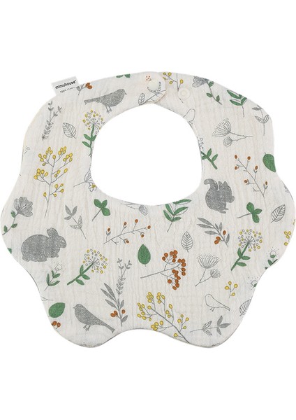 Petal Bib Drool Bib Drool Towela A Sınıfı Pamuk Altı Katlı Gazlı Bez Önlükler (Yurt Dışından)