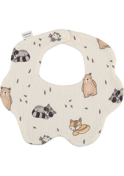 Petal Bib Drool Bib Drool Towela A Sınıfı Pamuk Altı Katlı Gazlı Bez Önlükler (Yurt Dışından)