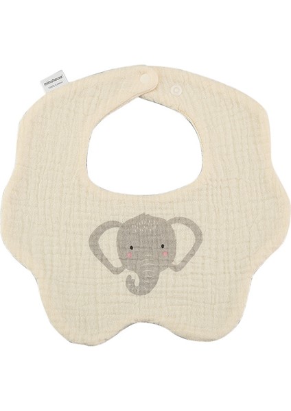 Petal Bib Drool Bib Drool Towela A Sınıfı Pamuk Altı Katlı Gazlı Bez Önlükler (Yurt Dışından)