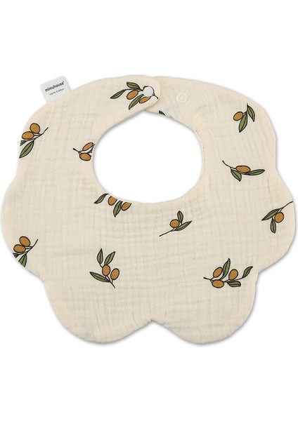 Petal Bib Drool Bib Drool Towela A Sınıfı Pamuk Altı Katlı Gazlı Bez Önlükler (Yurt Dışından)