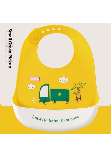 Silikon Yemek Önlükleri Üç Boyutlu Su Geçirmez Süper Yumuşak Yemek Önlükleri Büyük Önlükler (Yurt Dışından)