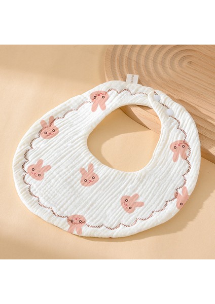 Önlük A Tipi Pamuklu Gazlı Bez Önlük Yumuşak Altı Katlı Gazlı Bez Salya Havlusu (Yurt Dışından)