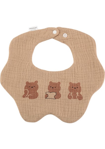 Petal Bib Drool Bib Drool Towela A Sınıfı Pamuk Altı Katlı Gazlı Bez Önlükler (Yurt Dışından)