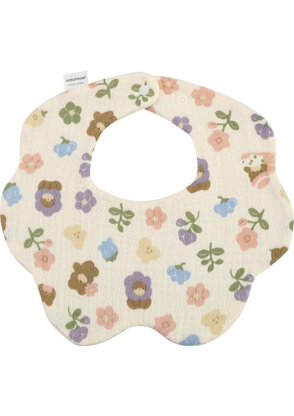 Petal Bib Drool Bib Drool Towela A Sınıfı Pamuk Altı Katlı Gazlı Bez Önlükler (Yurt Dışından)