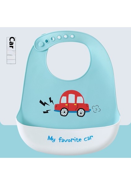 Silikon Yemek Önlükleri Üç Boyutlu Su Geçirmez Süper Yumuşak Yemek Önlükleri Büyük Önlükler (Yurt Dışından)