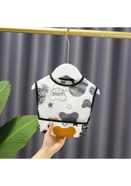 Eat Big Rice Önlük Kolsuz Nefes Alabilir Önlük Önlük Salya Havlu Tulum (Yurt Dışından)