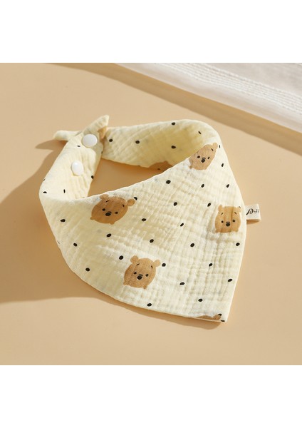 Pamuk Nefes Alabilen Önlük Üçgen Atkı Üçgen Salya Akıtma Havlusu Emzirme Havlusu Dört Mevsim Modelleri (Yurt Dışından)