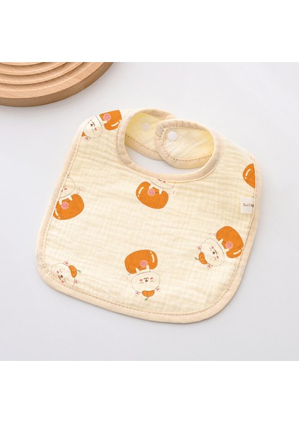 Önlük A Tipi Pamuklu Gazlı Bez Önlük Yumuşak Altı Katlı Gazlı Bez Salya Havlusu (Yurt Dışından)