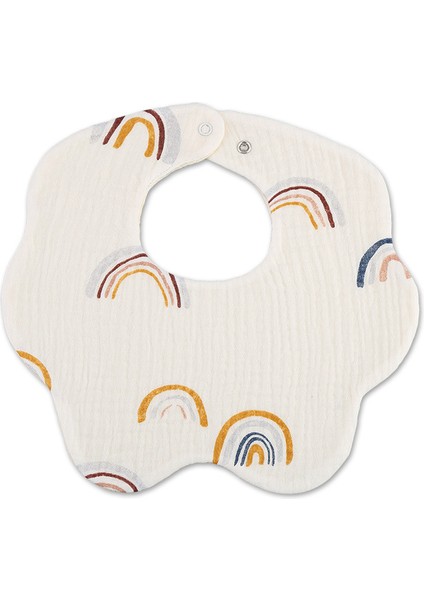 Petal Bib Drool Bib Drool Towela A Sınıfı Pamuk Altı Katlı Gazlı Bez Önlükler (Yurt Dışından)