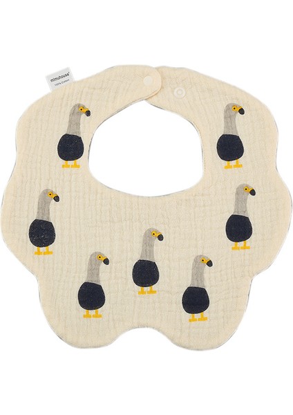 Petal Bib Drool Bib Drool Towela A Sınıfı Pamuk Altı Katlı Gazlı Bez Önlükler (Yurt Dışından)