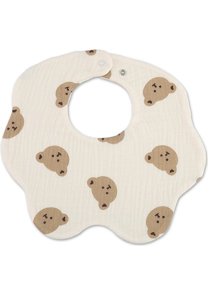 Petal Bib Drool Bib Drool Towela A Sınıfı Pamuk Altı Katlı Gazlı Bez Önlükler (Yurt Dışından)
