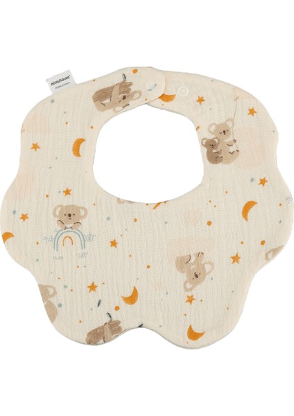 Petal Bib Drool Bib Drool Towela A Sınıfı Pamuk Altı Katlı Gazlı Bez Önlükler (Yurt Dışından)