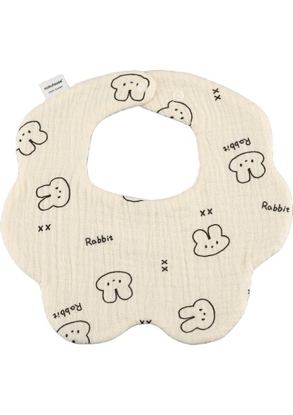 Petal Bib Drool Bib Drool Towela A Sınıfı Pamuk Altı Katlı Gazlı Bez Önlükler (Yurt Dışından)