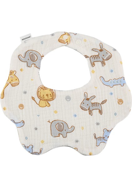 Petal Bib Drool Bib Drool Towela A Sınıfı Pamuk Altı Katlı Gazlı Bez Önlükler (Yurt Dışından)