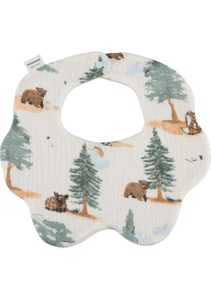 Petal Bib Drool Bib Drool Towela A Sınıfı Pamuk Altı Katlı Gazlı Bez Önlükler (Yurt Dışından)