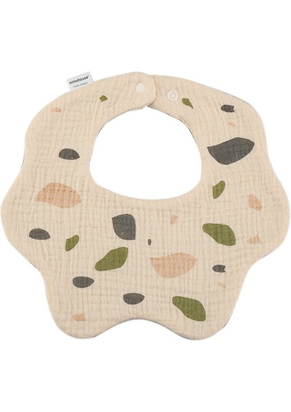 Petal Bib Drool Bib Drool Towela A Sınıfı Pamuk Altı Katlı Gazlı Bez Önlükler (Yurt Dışından)