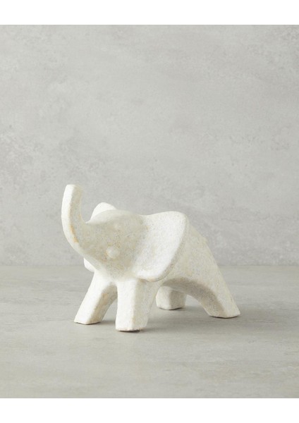 Elephant Biblo 17X13X13CM Krem