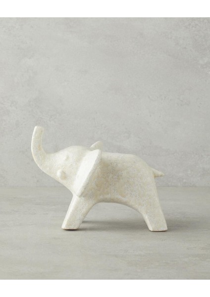 Elephant Biblo 17X13X13CM Krem