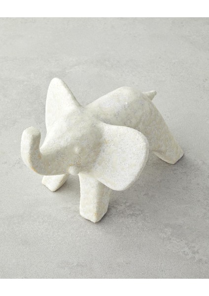 Elephant Biblo 17X13X13CM Krem