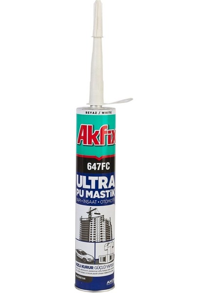 Gri Akfix 647 Poliüretan Mastik