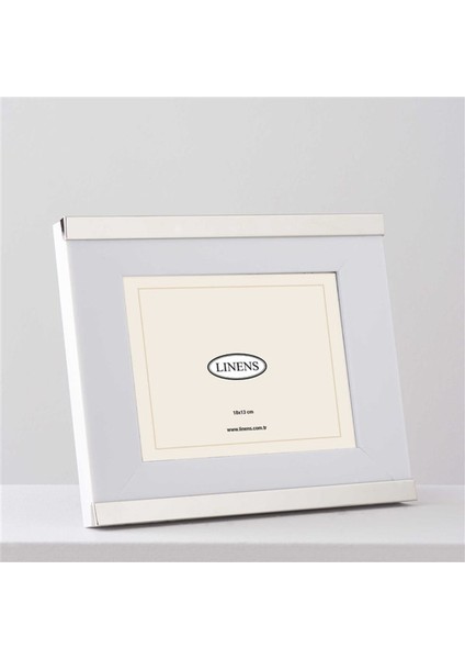 Thick 18X13 cm Çerçeve Gümüş Beyaz