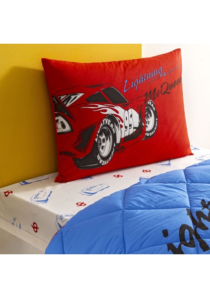 Lisanslı Disney Cars Mcqueen Tek Kişilik Pamuk Yorgan Seti modelleri