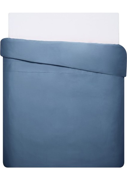 Mix&Match Pamuk Saten Çift Kişilik Nevresim Kılıfı İndigo