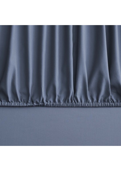 Mix&Match Pamuk Saten Çift Kişilik Lastikli Çarşaf indigo
