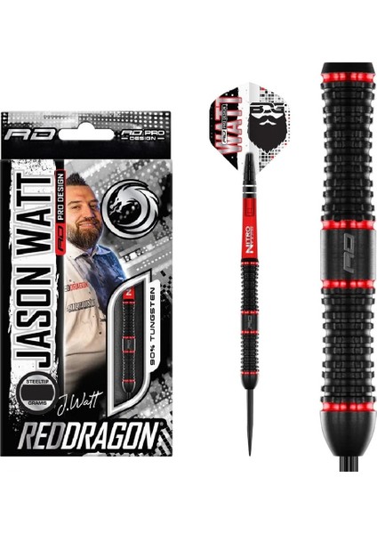 Jason Watt % 90 Tungsten Çelik Uçlu Dart Oku