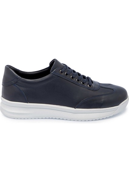 Lacivert Hakiki Deri Erkek Sneaker - E25I1AY57304-A31 modelleri