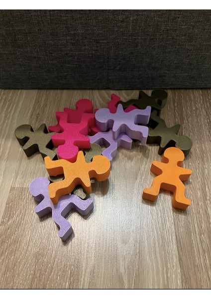 Innovaprınt-Montessori Eğitici Denge Adam Oyunu (15'li Paket)