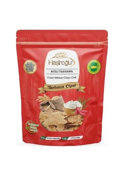 Acı Baharatlı Doğal Tarhana Cipsi 225 gr