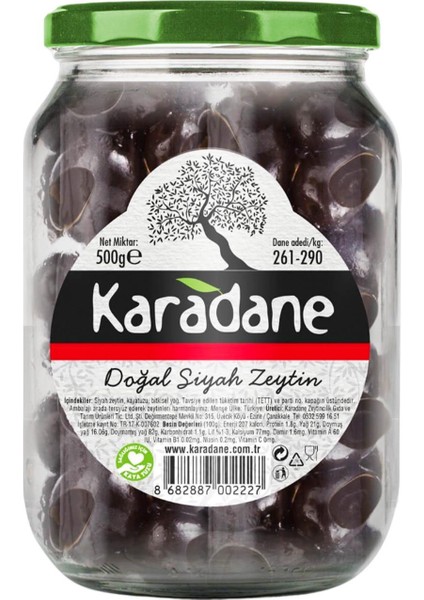 Siyah Zeytin 261-290 500 gr