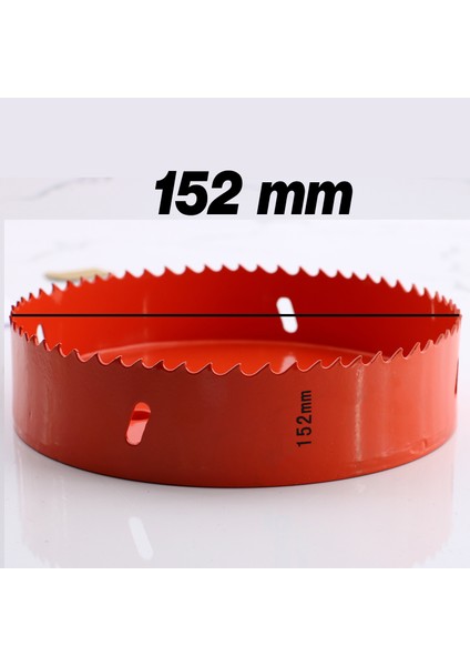 Bi Metal Panç Ø 152 mm Delik Açma Alçıpan Ahşap Pvc Delme Testeresi Adaptörsüz 1 Adet fiyatları