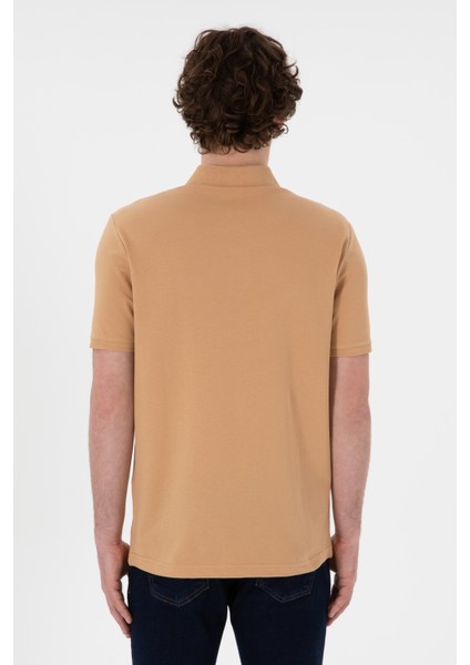 Erkek Camel Tişört Basic 50306007-VR015
