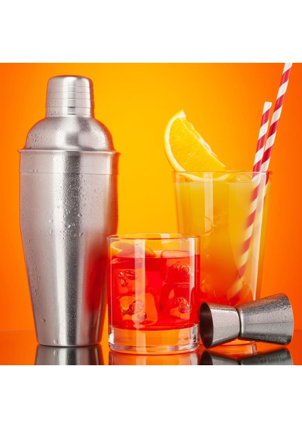 Komple Çelik 700ML Shaker Kokteyl Karıştırıcı Hazırlama Kabı Bardağı indirimleri